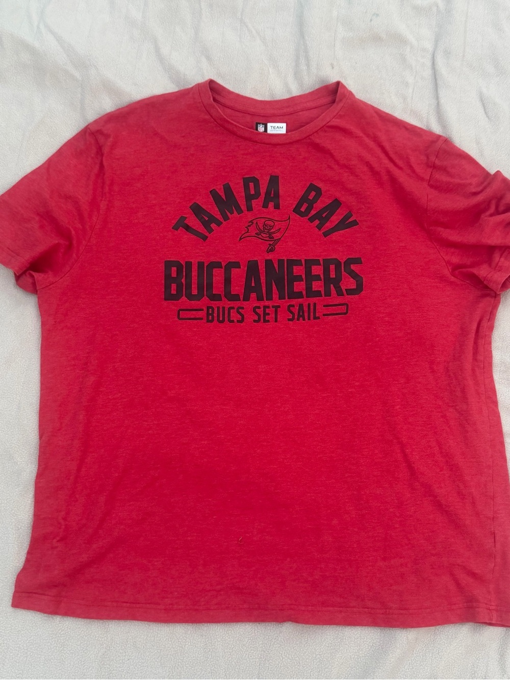 NFL Tampa Bay Buccaneers Red Graphic Tee